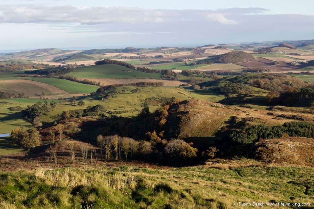 North Fife hills from Norman's Law